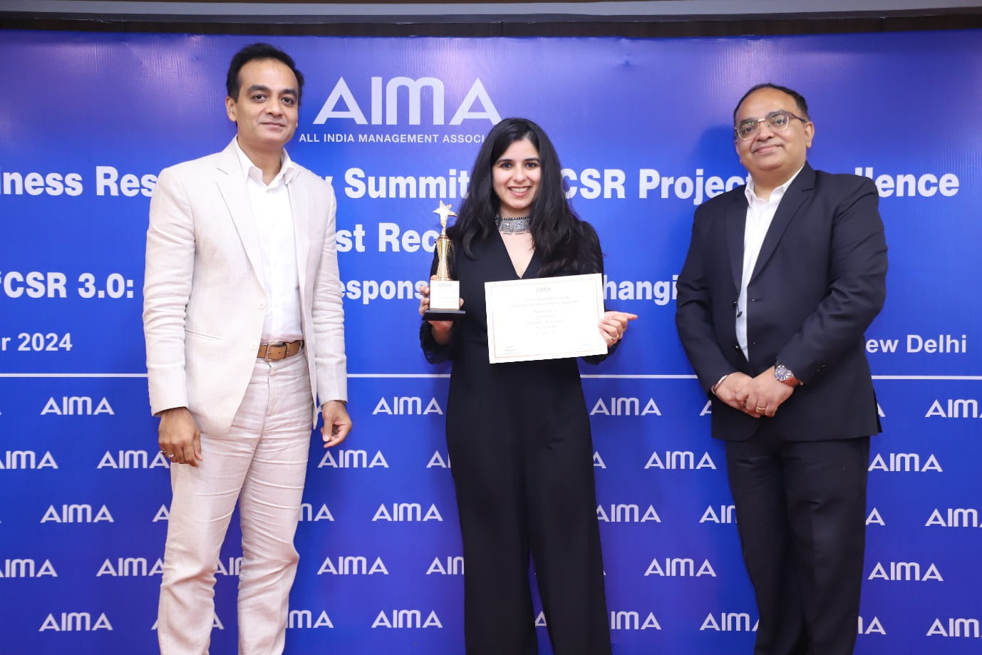 CSR Excellence Award by AIMA