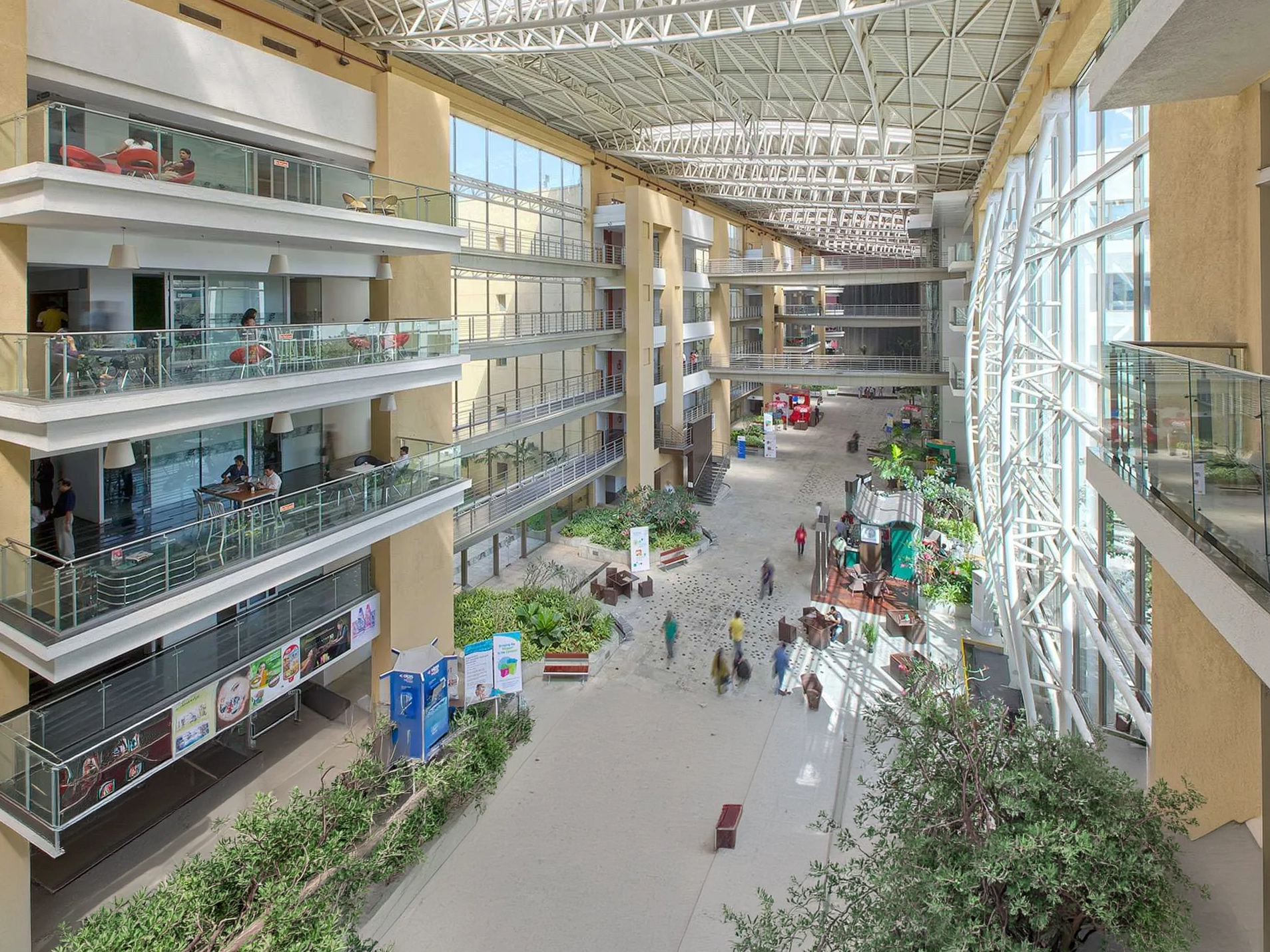 Exterior view of the LEED Platinum certified H U L Head Office building.