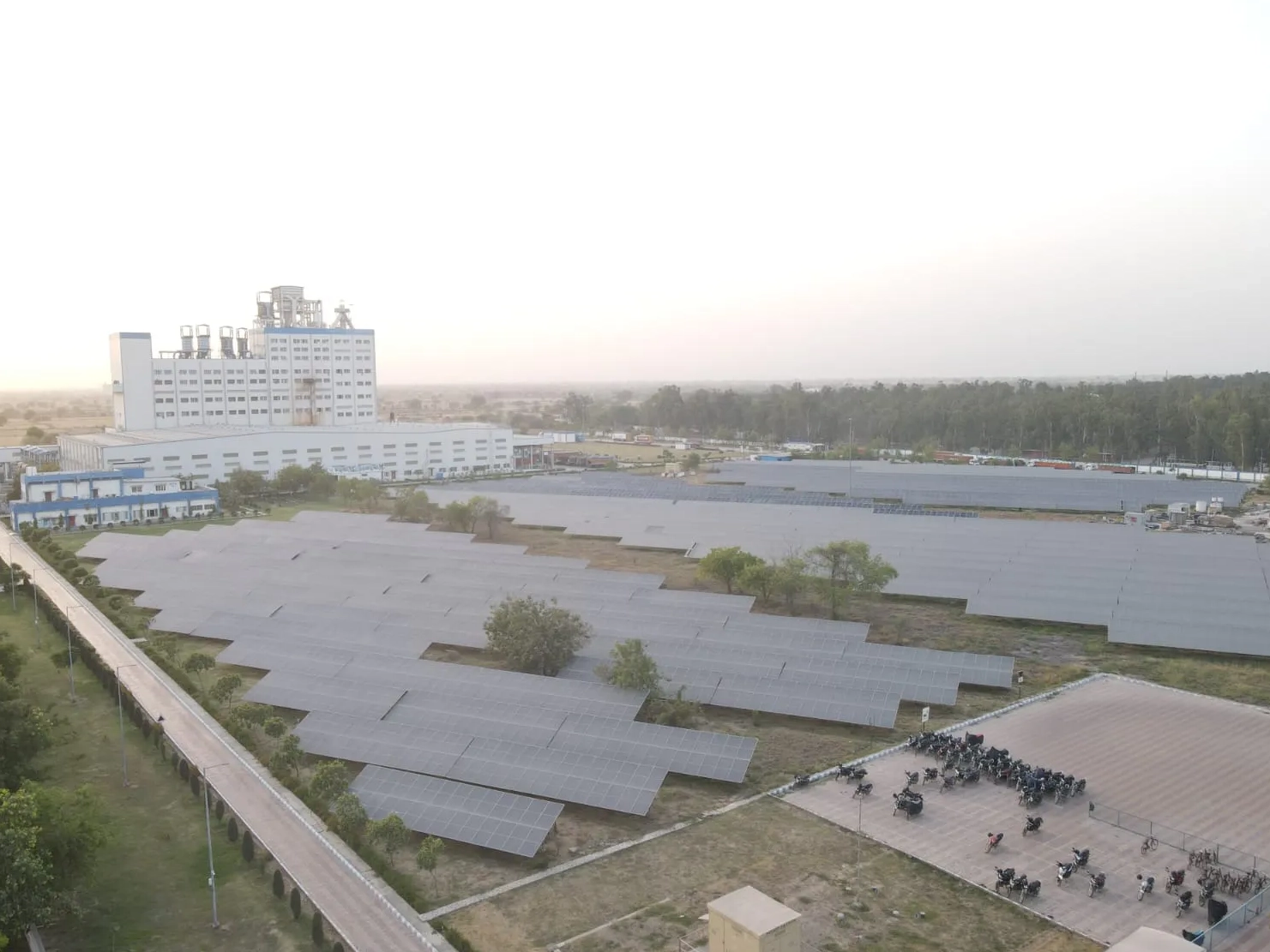 Exterior view of the Sumerpur factory facility.